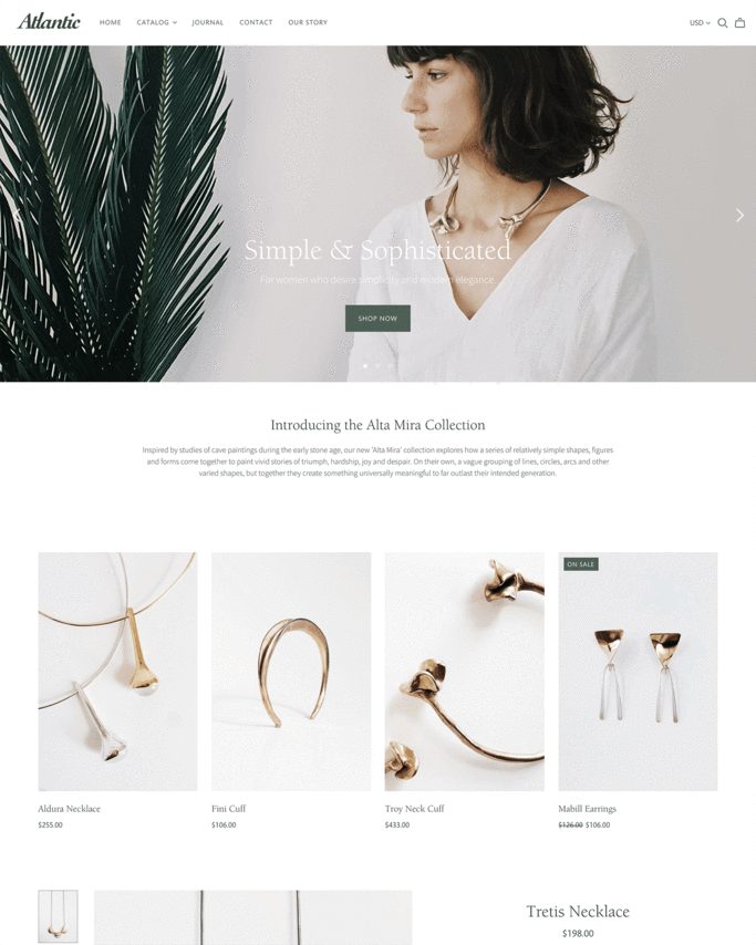 atlantic shopify theme