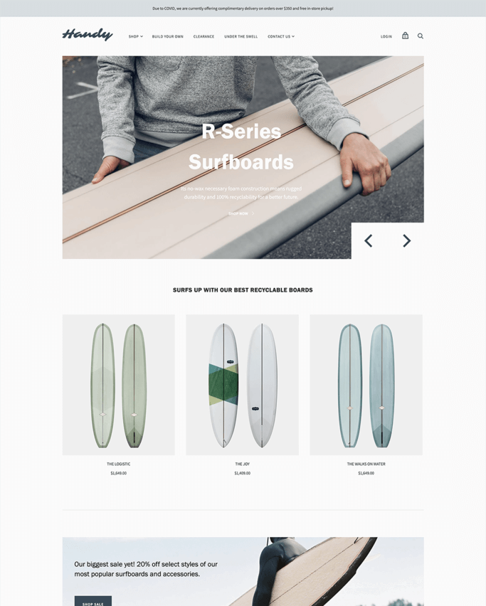 handy shopify theme